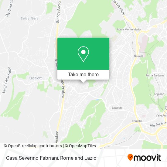 Casa Severino Fabriani map
