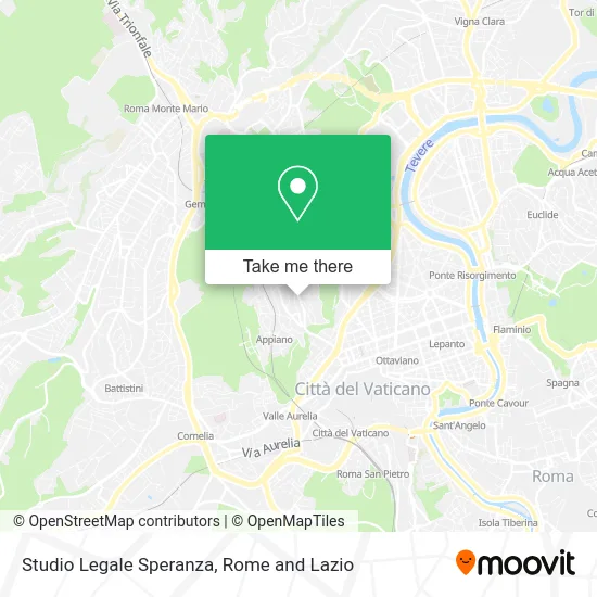 Studio Legale Speranza map