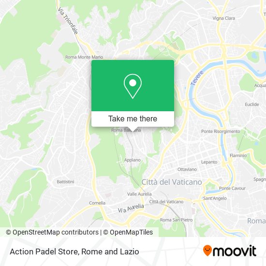 Action Padel Store map