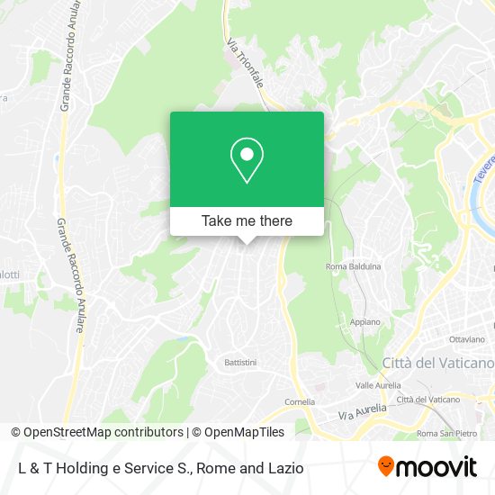 L & T Holding e Service S. map