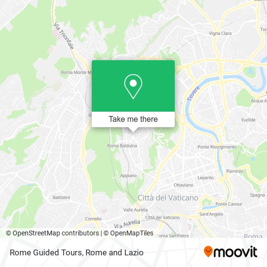 Rome Guided Tours map