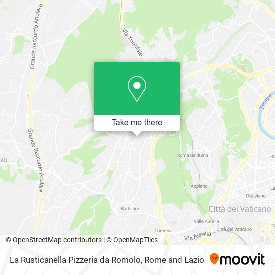 La Rusticanella Pizzeria by Romolo map