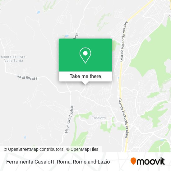 Ferramenta Casalotti Roma map