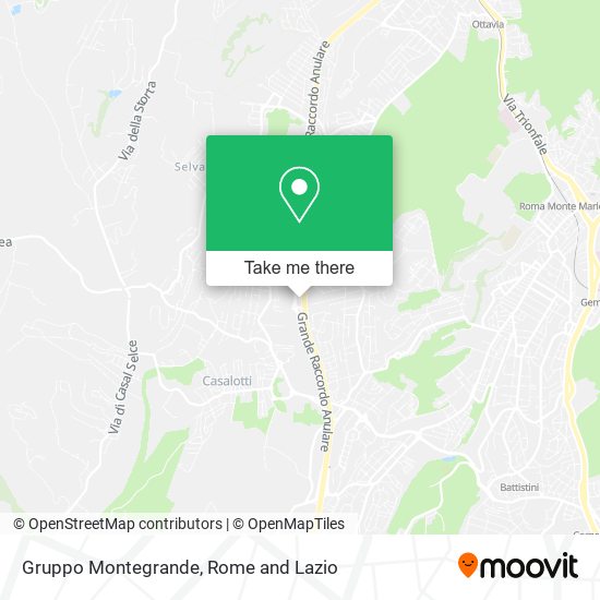 Gruppo Montegrande map