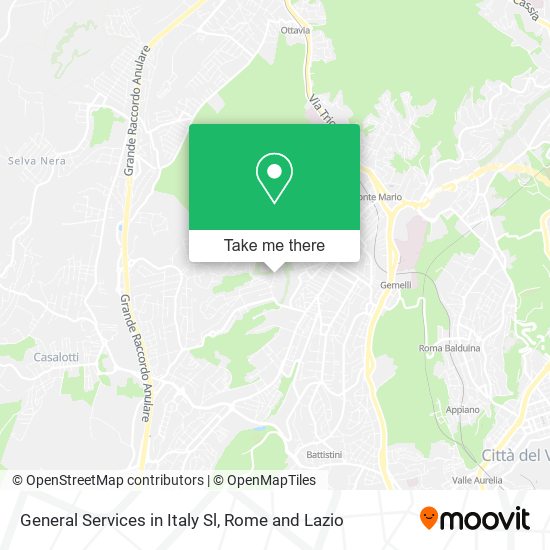 General Services in Italy Sl map