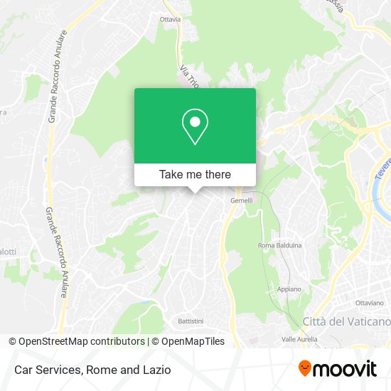 Car Services map