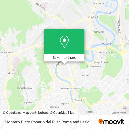Montero Pinto Rosario del Pilar map