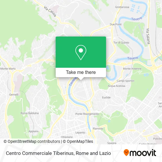 Centro Commerciale Tiberinus map