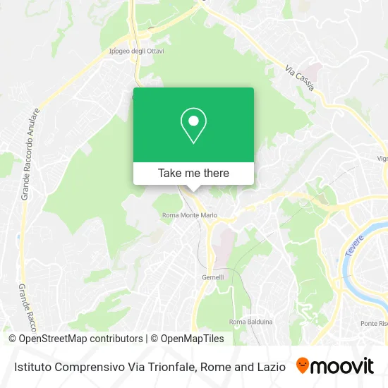 Trionfale Street Comprehensive Institute map