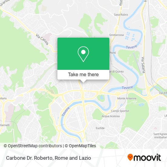 Carbone Dr. Roberto map