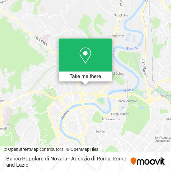 Banca Popolare di Novara - Agenzia di Roma map