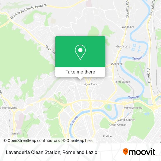 Lavanderia Clean Station map