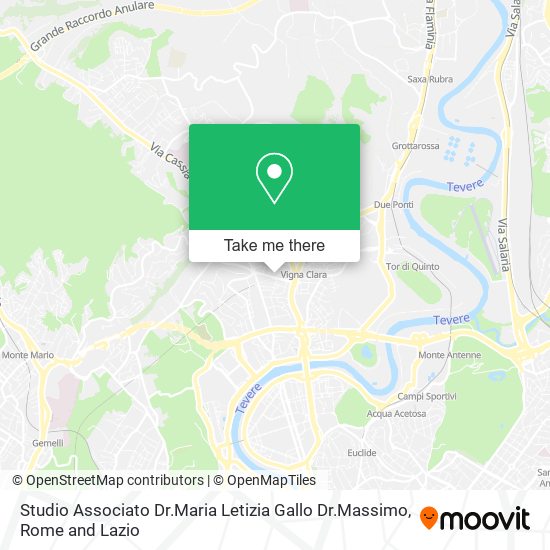 Studio Associato Dr.Maria Letizia Gallo Dr.Massimo map