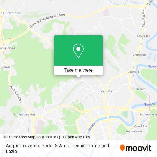 Acqua Traversa: Padel & Amp; Tennis map