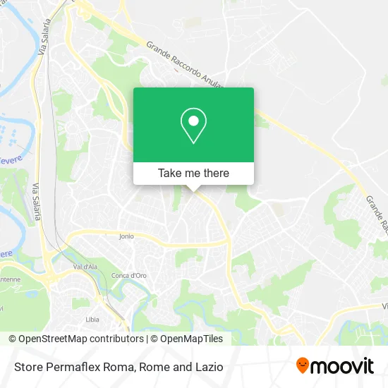 Store Permaflex Roma map
