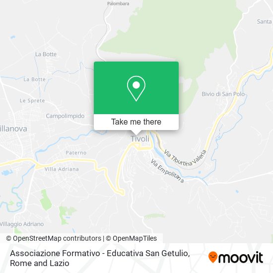 Associazione Formativo - Educativa San Getulio map