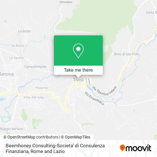 Beemhoney Consulting-Societa' di Consulenza Finanziaria map
