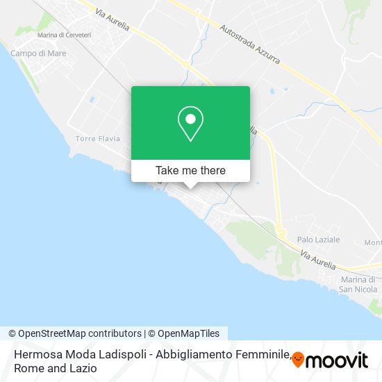 Hermosa Moda Ladispoli - Abbigliamento Femminile map