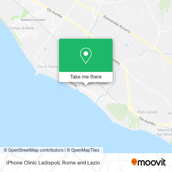 iPhone Clinic Ladispoli map
