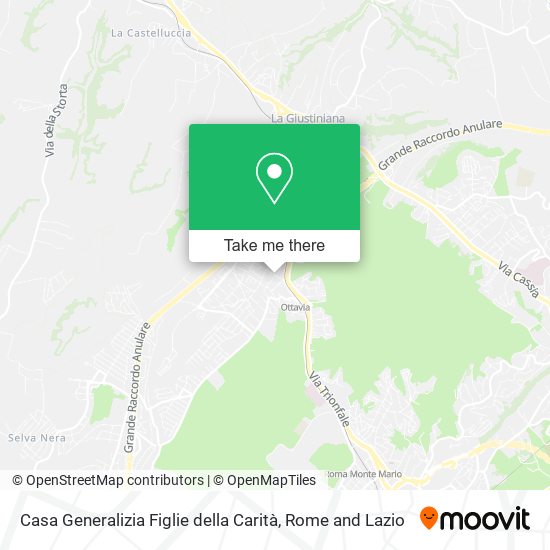 Casa Generalizia Figlie della Carità map