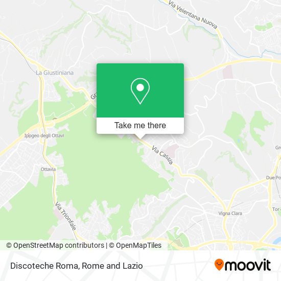 Discoteche Roma map