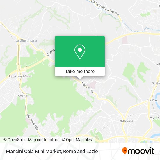 Mancini Caia Mini Market map