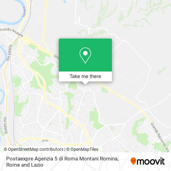 Postaexpre Agenzia 5 di Roma Montani Romina map