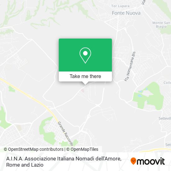 A.I.N.A. Associazione Italiana Nomadi dell'Amore map