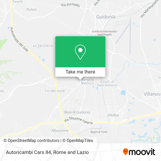 Cars 84 Auto Parts map