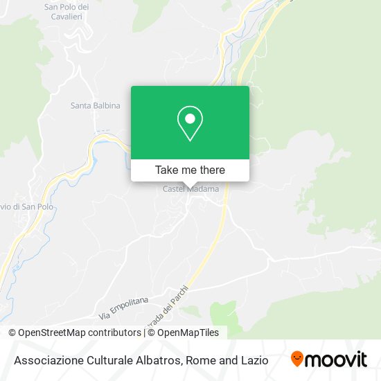Associazione Culturale Albatros map