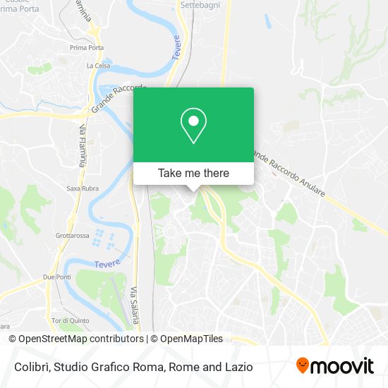 Colibrì, Studio Grafico Roma map