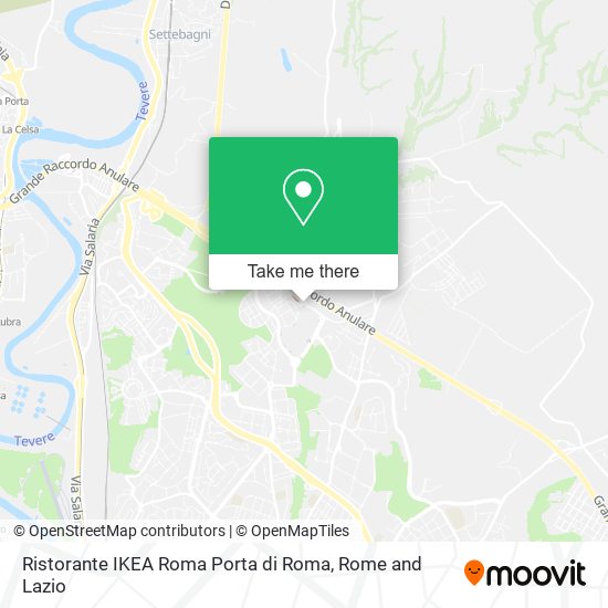 Ristorante IKEA Roma Porta di Roma map