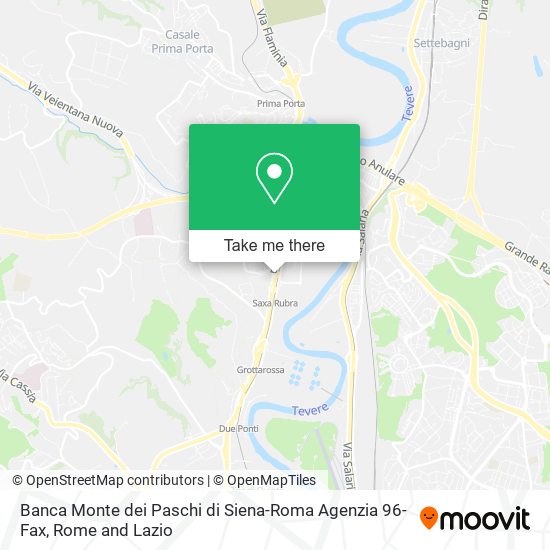 Banca Monte dei Paschi di Siena-Roma Agenzia 96-Fax map