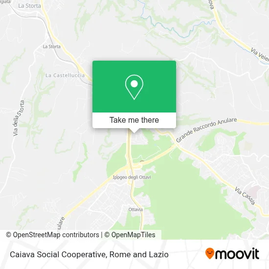 Caiava Social Cooperative map