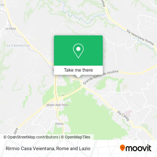 Rirmio Casa Veientana map
