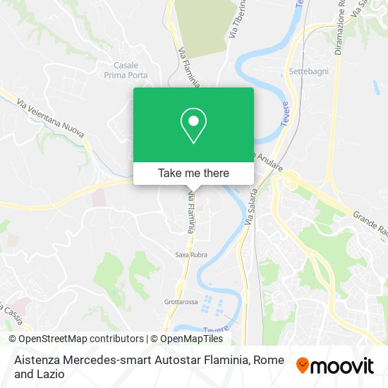 Aistenza Mercedes-smart Autostar Flaminia map