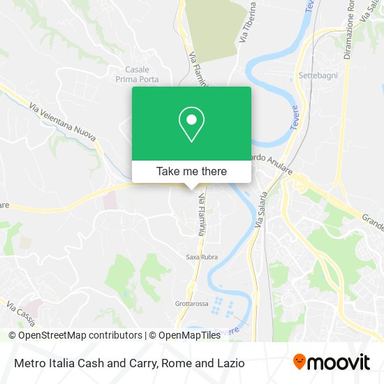 Metro Italia Cash and Carry map