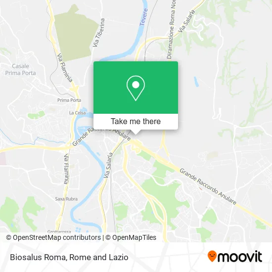 Biosalus Rome map