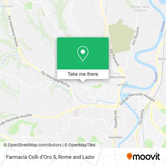 Colli d'Oro Pharmacy map