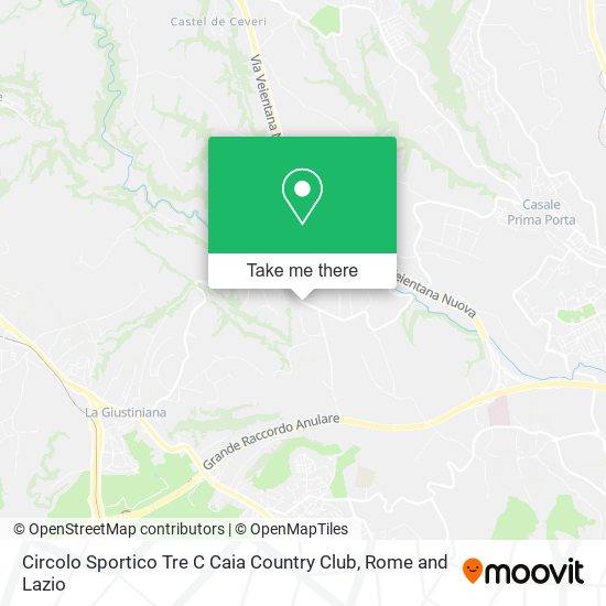 Circolo Sportico Tre C Caia Country Club map