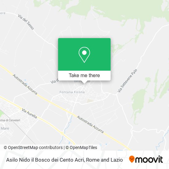 Asilo Nido il Bosco dei Cento Acri map