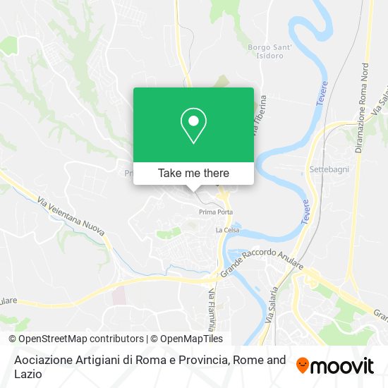 Aociazione Artigiani di Roma e Provincia map