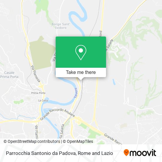Parrocchia Santonio da Padova map