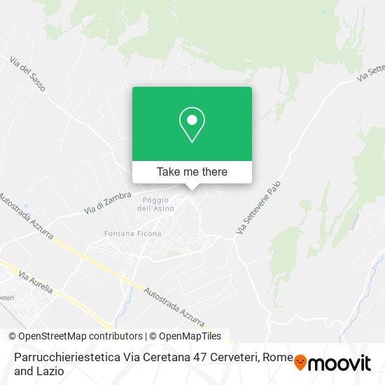 Parrucchieriestetica Via Ceretana 47 Cerveteri map