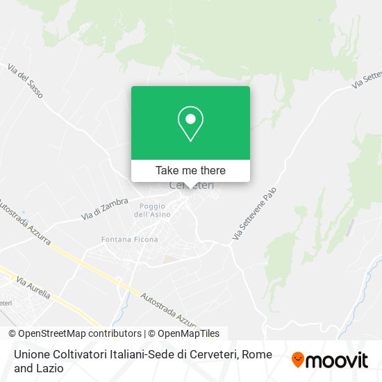 Unione Coltivatori Italiani-Sede di Cerveteri map