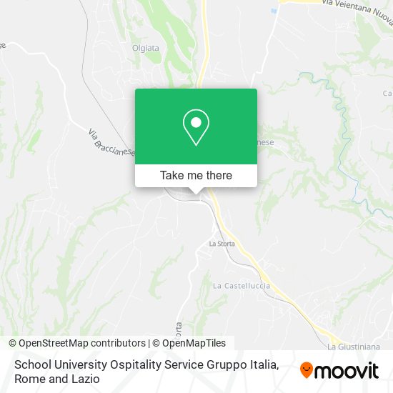 School University Ospitality Service Gruppo Italia map