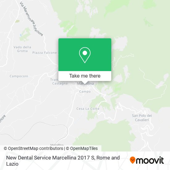 New Dental Service Marcellina 2017 S map