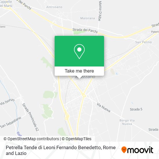 Petrella Tende di Leoni Fernando Benedetto map