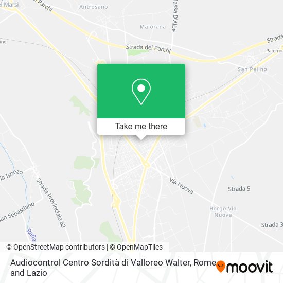 Audiocontrol Centro Sordità di Valloreo Walter map