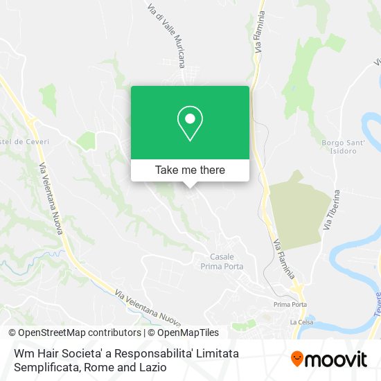 Wm Hair Societa' a Responsabilita' Limitata Semplificata map